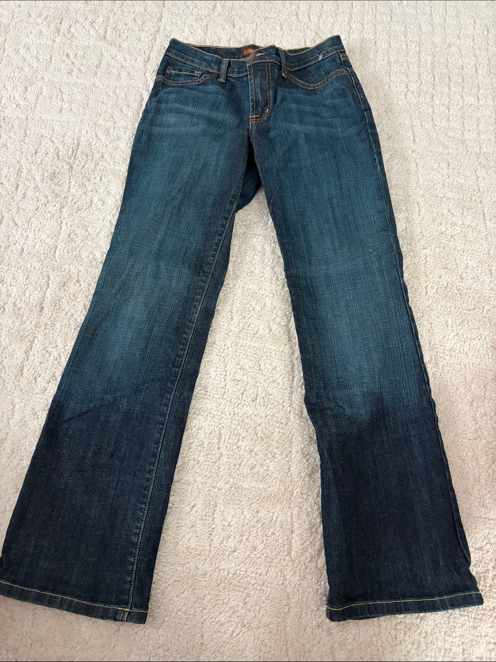 David Kahn Women’s Boot-Cut Jeans in Dark Blue Wash